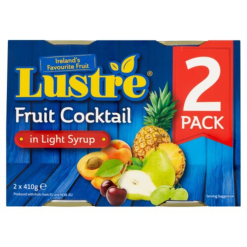 Lustre Fruit Cocktail with Syrup Twin Pack (410 g)