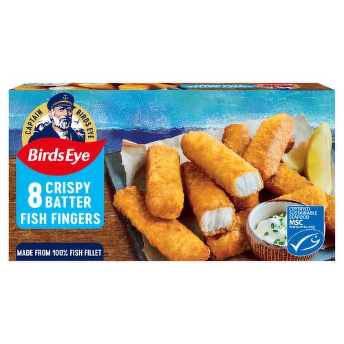 Birds Eye Crispy Fish Fingers 8 Pack (224 g)