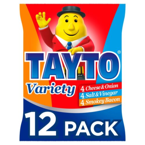 Tayto Variety Crisps 12 Pack (25 g)