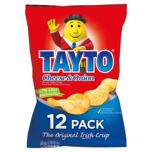 Tayto Cheese & Onion Crisps Multipack (25 g)