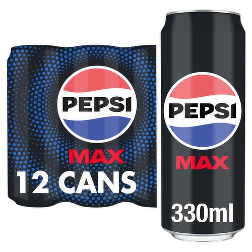 Pepsi Max Can 12 Pack (330 ml)