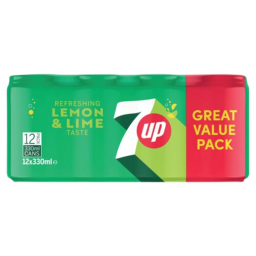 7UP Cans 12 Pack (330 ml)