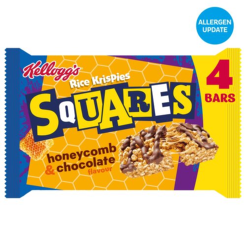 Kellogg's Rice Krispies Squares Honeycomb & Chocolate 4 Pack (33 g)