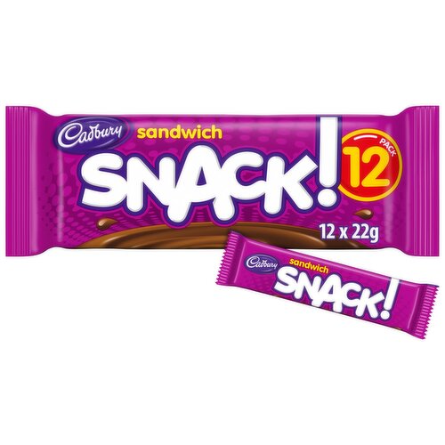 Cadbury Snack Sandwich 12 Pack (264 g)