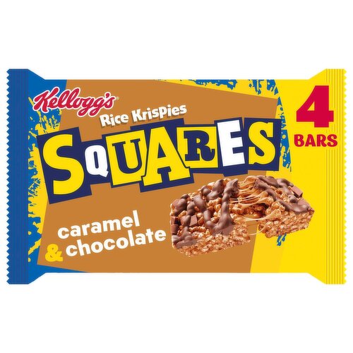 Kellogg's Rice Krispies Caramel & Chocolate Squares 4 Pack (36 g)