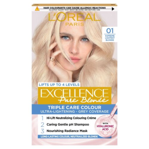 L'Oreal Excellence Creme Gloss Lightest Natural Blonde Hair Colour (197 g)