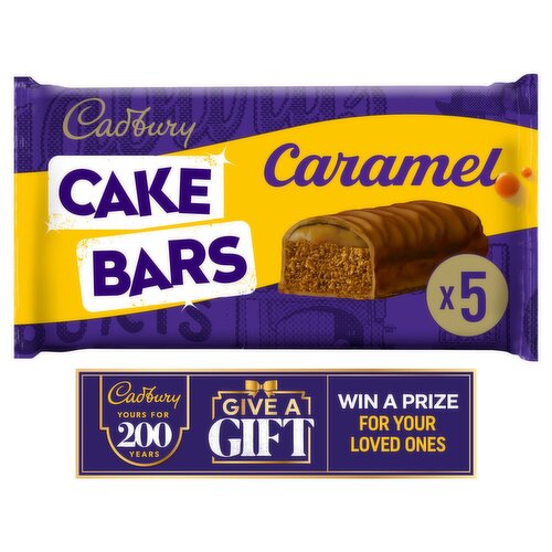 Cadbury Caramel Cake Bars 5 Pack (166 g)