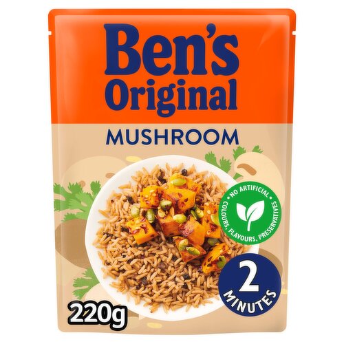 Ben's Original Mushroom Rice Ready to Heat (220 g)