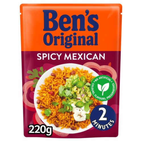 Ben's Original Spicy Mexican Style Rice Ready to Heat (220 g)