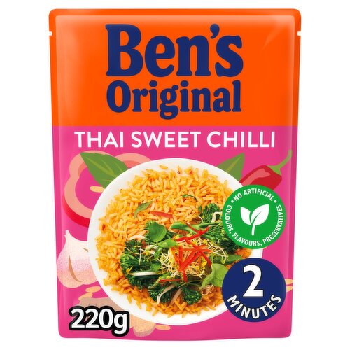 Ben's Original Thai Sweet Chilli Rice Ready to Heat (220 g)