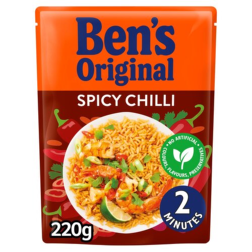 Ben's Original Spicy Chilli Rice Ready to Heat (220 g)