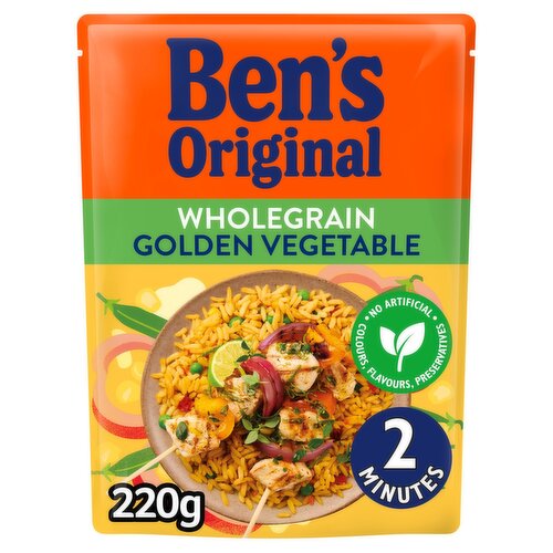 Ben's Original Wholegrain Golden Vegetable Rice Ready to Heat (220 g)