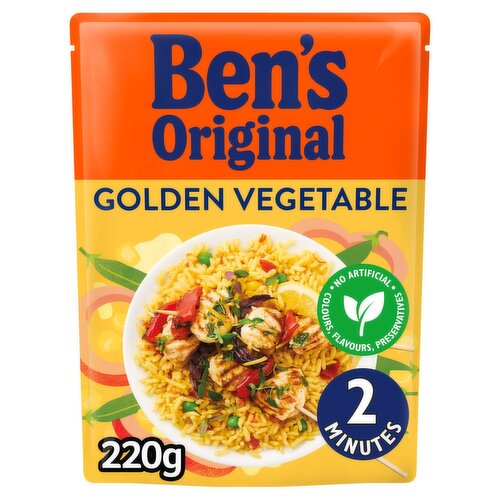 Ben's Original Ready to Heat Golden Vegetable Rice (220 g)