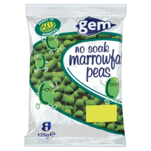 Gem No Soak Marrowfat Peas (125 g)