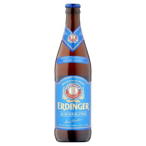 Erdinger Non Alcoholic Weissbier Bottle (500 ml)