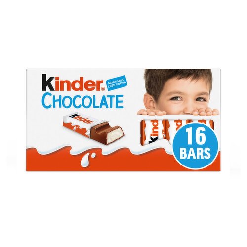 Kinder Chocolate Bars 16 Pack (200 g)