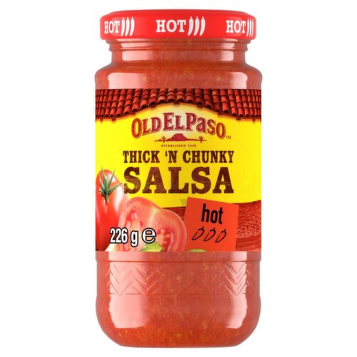 Old El Paso Hot Thick & Chunky Salsa (226 g)