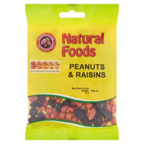 Natural Foods Peanuts & Raisins  (100 g)