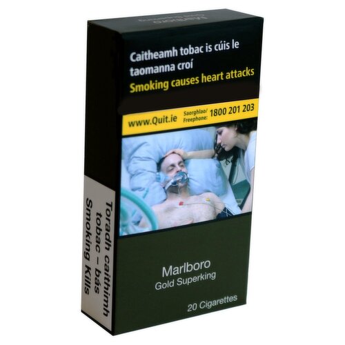 Marlboro Gold Superking Cigarettes  (20 Pack)