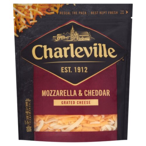 Charleville Grated Mozzarella & Red Cheddar (180 g)