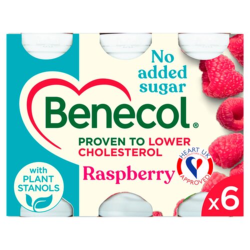 Benecol Raspbery Yogurt Drink 6 Pack (405 g)