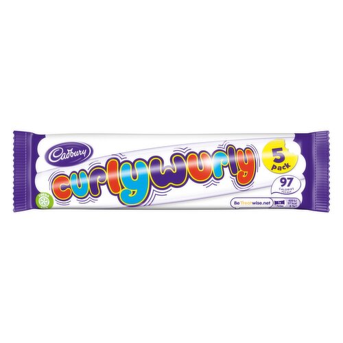 Cadbury Curly Wurly Chocolate Bars 5 Pack (21.5 g)