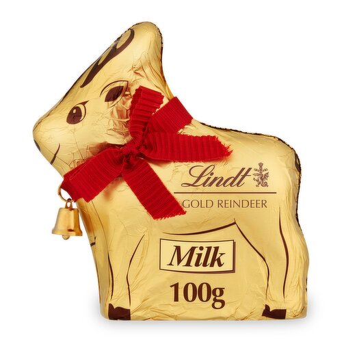 Lindt Milk Chocolate Gold Reindeer (100 g)