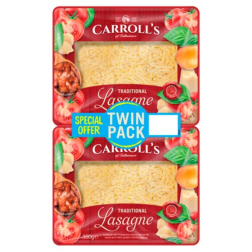 Carrolls Traditional Lasagne Twin Pack (700 g)