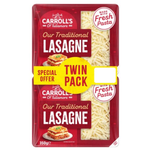 Carrolls Traditional Lasagne Twin Pack (700 g)