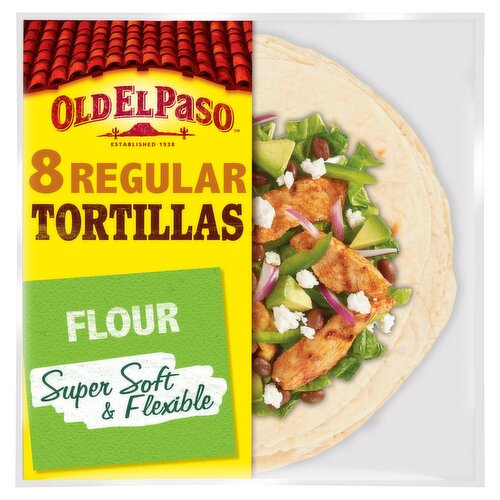 Old El Paso Regular Tortillas 8 Pack (326 g)