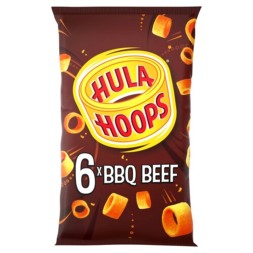 Hula Hoops BBQ Beef 6 Pack (24 g)