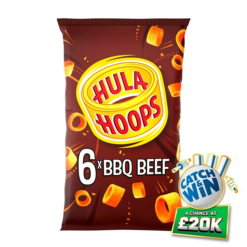 Hula Hoops BBQ Beef 6 Pack (24 g)