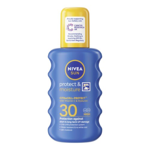 Nivea Sun Protect & Moisture Sun Spray SPF30   (200 ml)