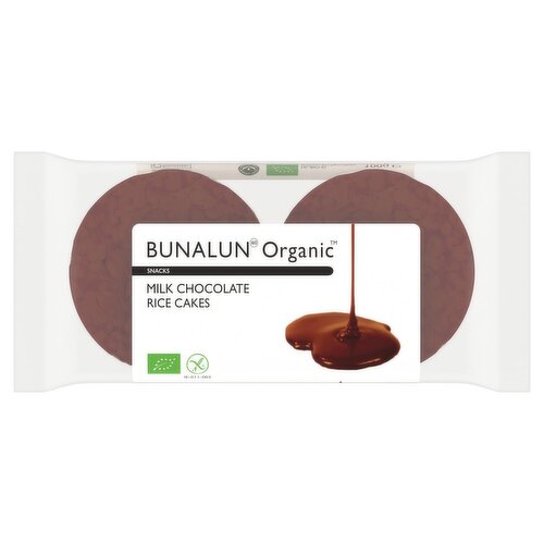 Bunalun Organic Milk Chocolate Rice Cakes (100 g)