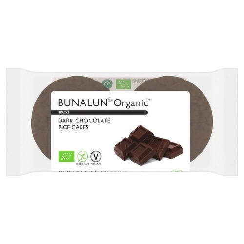 Bunalun Organic Rice Cakes Chocolate Dark  (100 g)