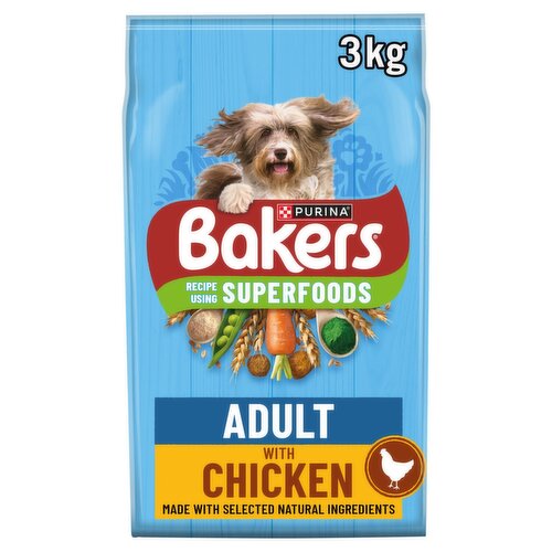 Bakers Chicken & Vegetable Adult Dog Food (3 kg)