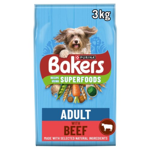 Bakers Beef & Vegetable Adult Dog Food (3 kg)