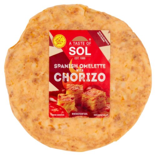 A Taste of Sol Spanish Potato Omelette with Chorizo (500 g)