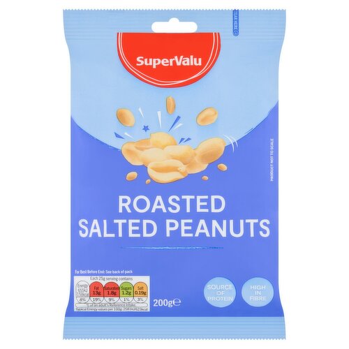 SuperValu Roasted & Salted Peanuts Bag (200 g)