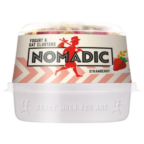 Nomadic Live Natural Yogurt with Oat Clusters & Strawberry (169 g)