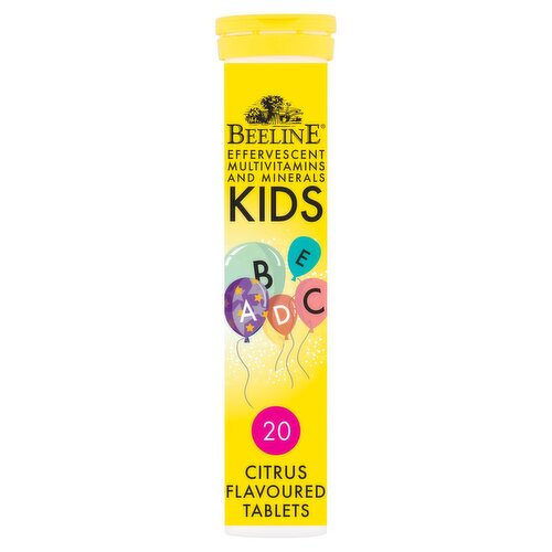 BeeLine Kids Multivitamins & Minerals Sugar Free Tablets (20 Piece)