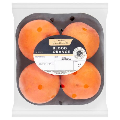 SuperValu Signature Tastes Blood Oranges (4 Piece)