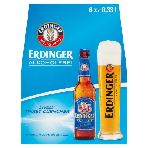 Erdinger Non Alcoholic Bottles 6 Pack (330 ml)