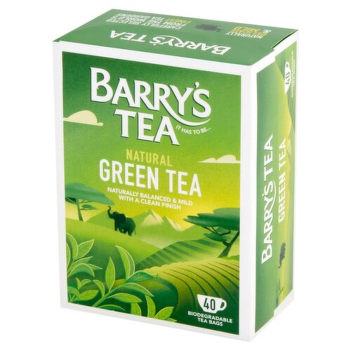 Barrys Natural Green Tea 40 Pack (125 g)