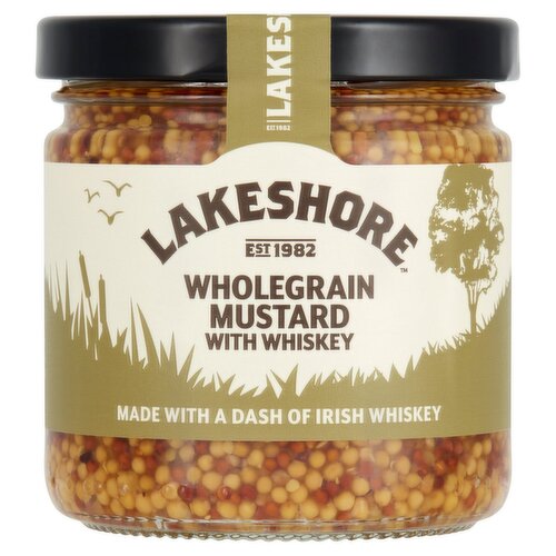 Lakeshore Wholegrain Mustard with Whiskey (205 g)