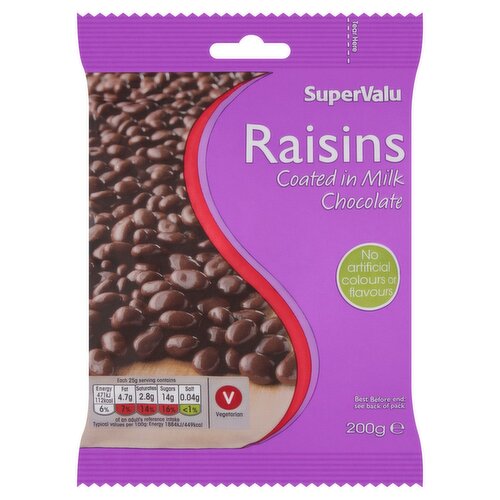 SuperValu Milk Chocolate Raisins Bag (200 g)