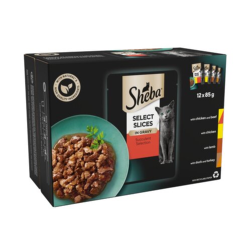 Sheba Select Slices in Gravy Cat Food 12 Pack (85 g)