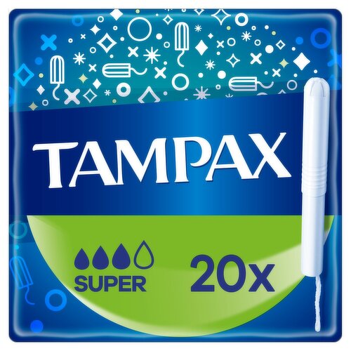 Tampax Super Tampons (20 Piece)