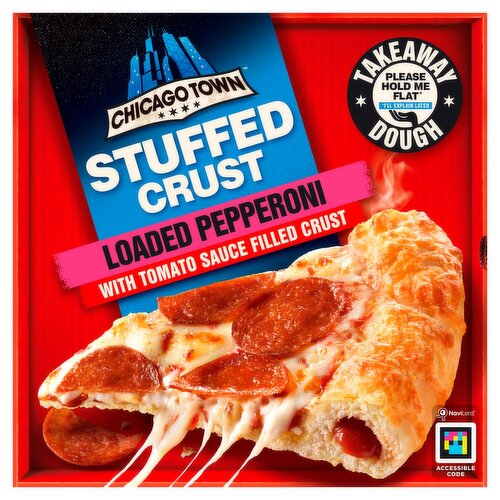 Chicago Town Pepperoni Stuffed Crust Pizza  (645 g)