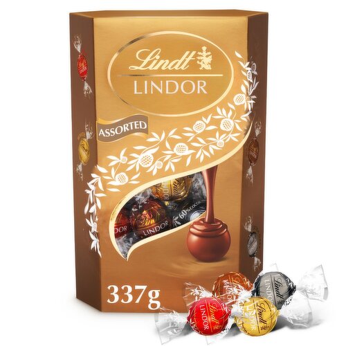 Lindt Lindor Assorted Chocolate Carton  (337 g)